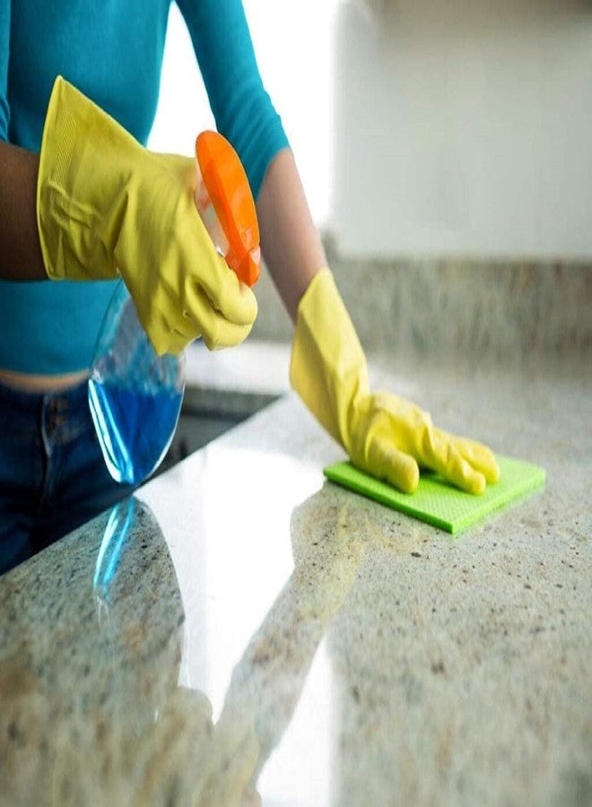 Shopfleet Reusable Cleaning Cellulose Sponge Cloths Absorbent Wipes Clean Kitchen Car Dish Eco-Friendly Dishcloth Hand Auto Cleaning Wipes (Pack of 10) - Image 4